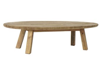 TABLE BASSE BOIS RECYCLÉ 140X60X35 NATUREL MB182189 1