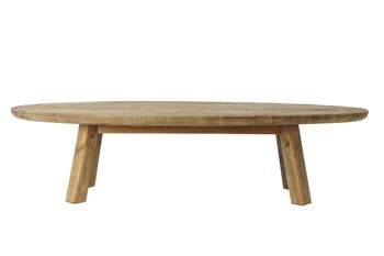 TABLE BASSE BOIS RECYCLÉ 140X60X35 NATUREL MB182189 6