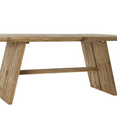 MESA COMEDOR MADERA RECICLADA 180X95X76 NATURAL MB182192