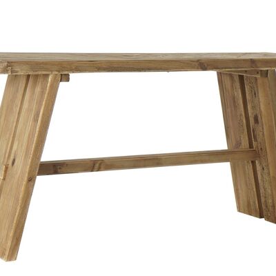 CONSOLE BOIS RECYCLE 160X45X76 NATUREL MB182193
