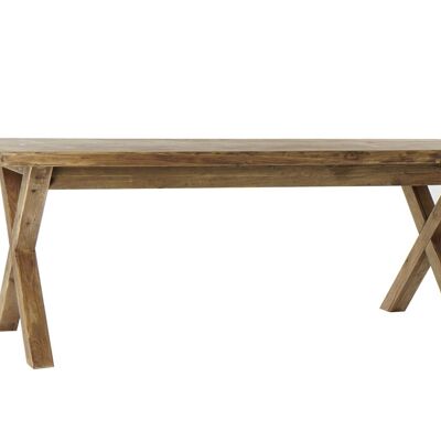 DINING TABLE RECYCLED WOOD 220X100X76 NATURAL MB182201