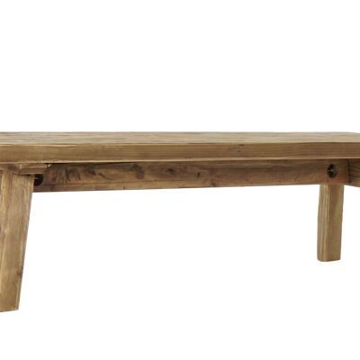 TABLE D'APPOINT BOIS RECYCLE 150X39X43 NATUREL MB182202