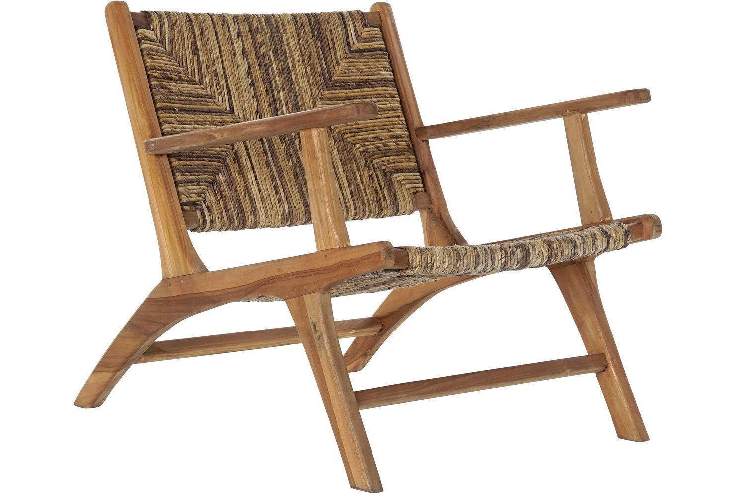 POLTRONA IN FIBRA DI TEAK 70X78X68 NATURALE MB182314