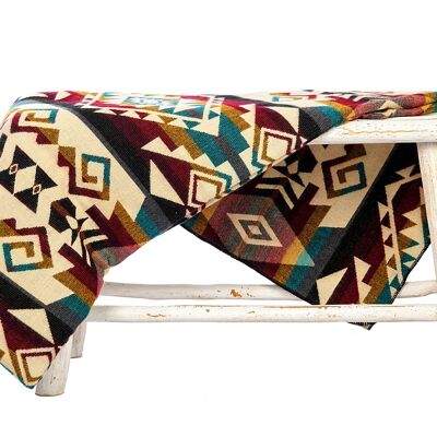 Couverture Alpaga natif Chimborazo 190 cm x 225 cm Multicolore