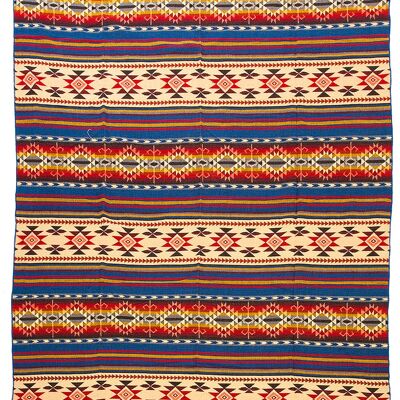 Alpaka einheimische Decke Cotopaxi 190 cm x 225 cm Mehrfarbig