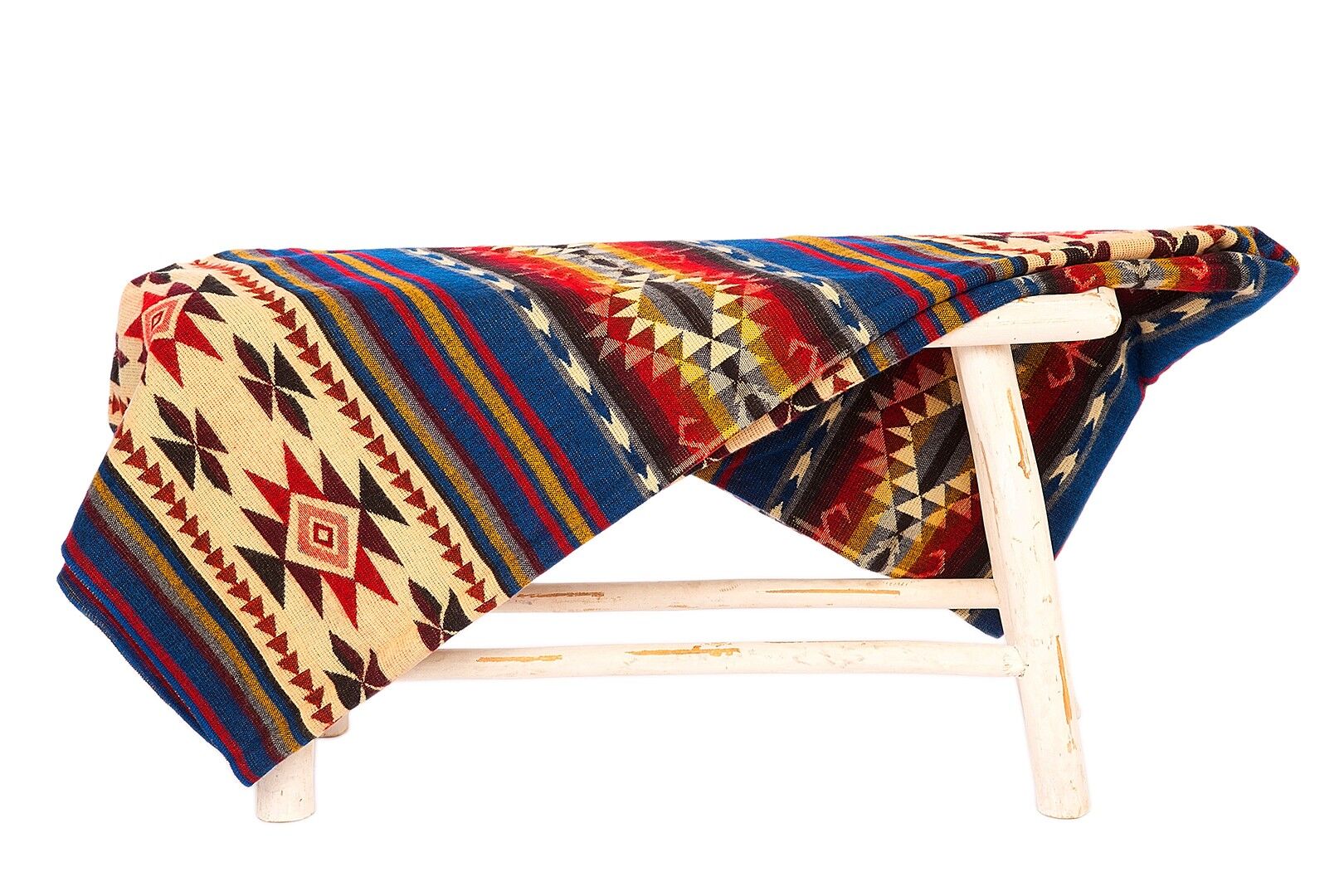 Alpaca native blanket Cotopaxi 190 cm x 225 cm Multicolor