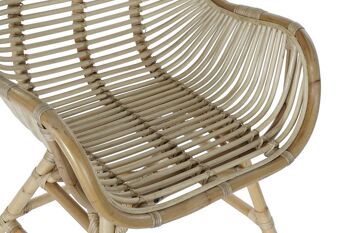 CHAISE RATAN 62X62X92 NATUREL MB182692 3