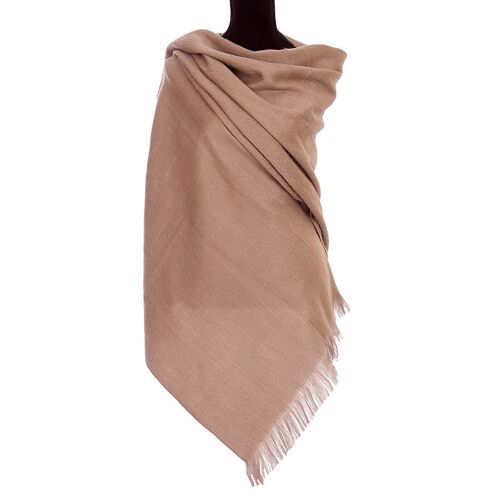 Alpaca scarf Beige - Wool scarf - Soft warm