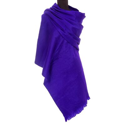 Alpaca scarf Purple - Wool scarf - Soft warm