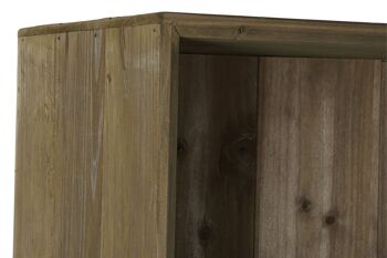 VITRINE EN BOIS 70X34,5X160 NATUREL MB183178 2