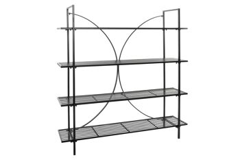 ETAGERE METAL 150X38X165 NOIR MB183325 1