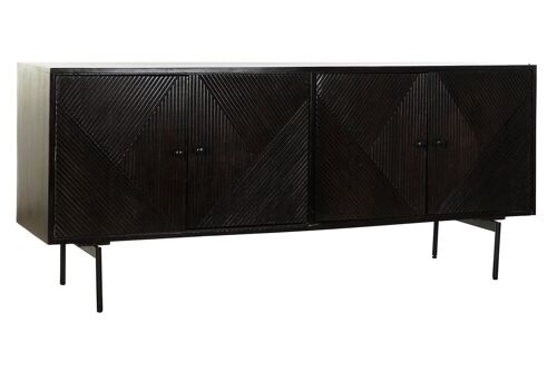 BUFFET MANGO METAL 177X45X77,5 MARRON OSCURO MB183455