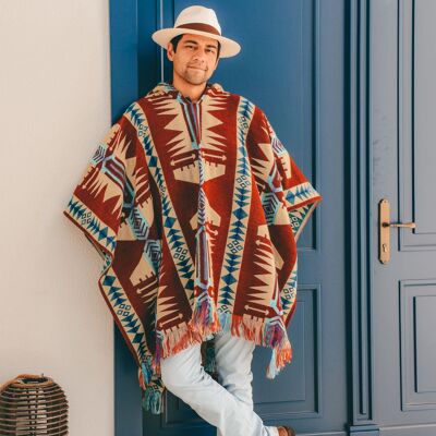 Poncho Quitu Rojo