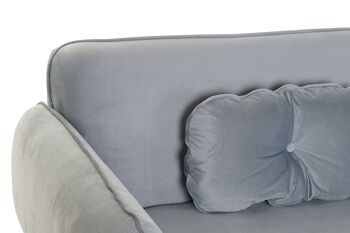 CANAPÉ MÉTAL POLYESTER 200X85X80 VELOURS MB184867 3