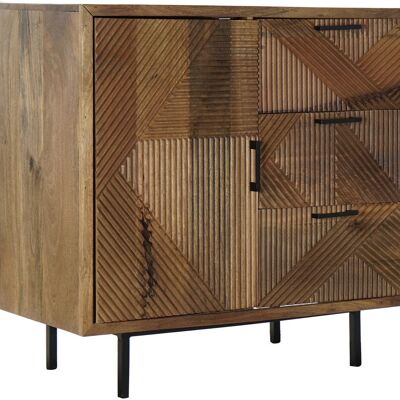 BUFFET METAL MANGO 90X40X87 NATUREL MB185310