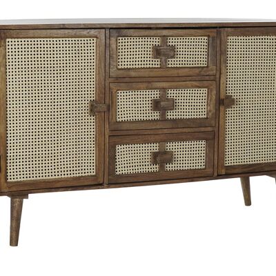 BUFFET MANGUE RATAN 150,5X40,5X86 GRILLE MB185844