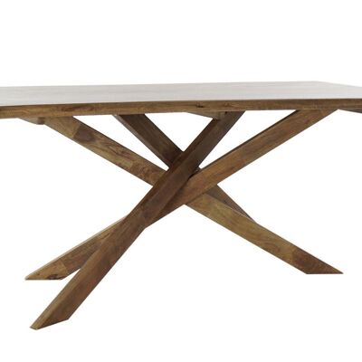 TABLE DE REPAS NOYER NATUREL 180X86X76 MB186100