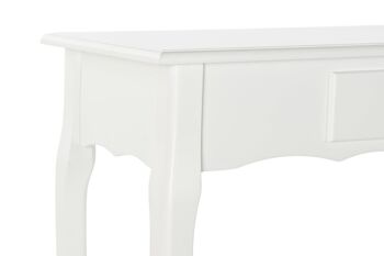 CONSOLE MDF 91X31,5X82 BLANC MB186157 3