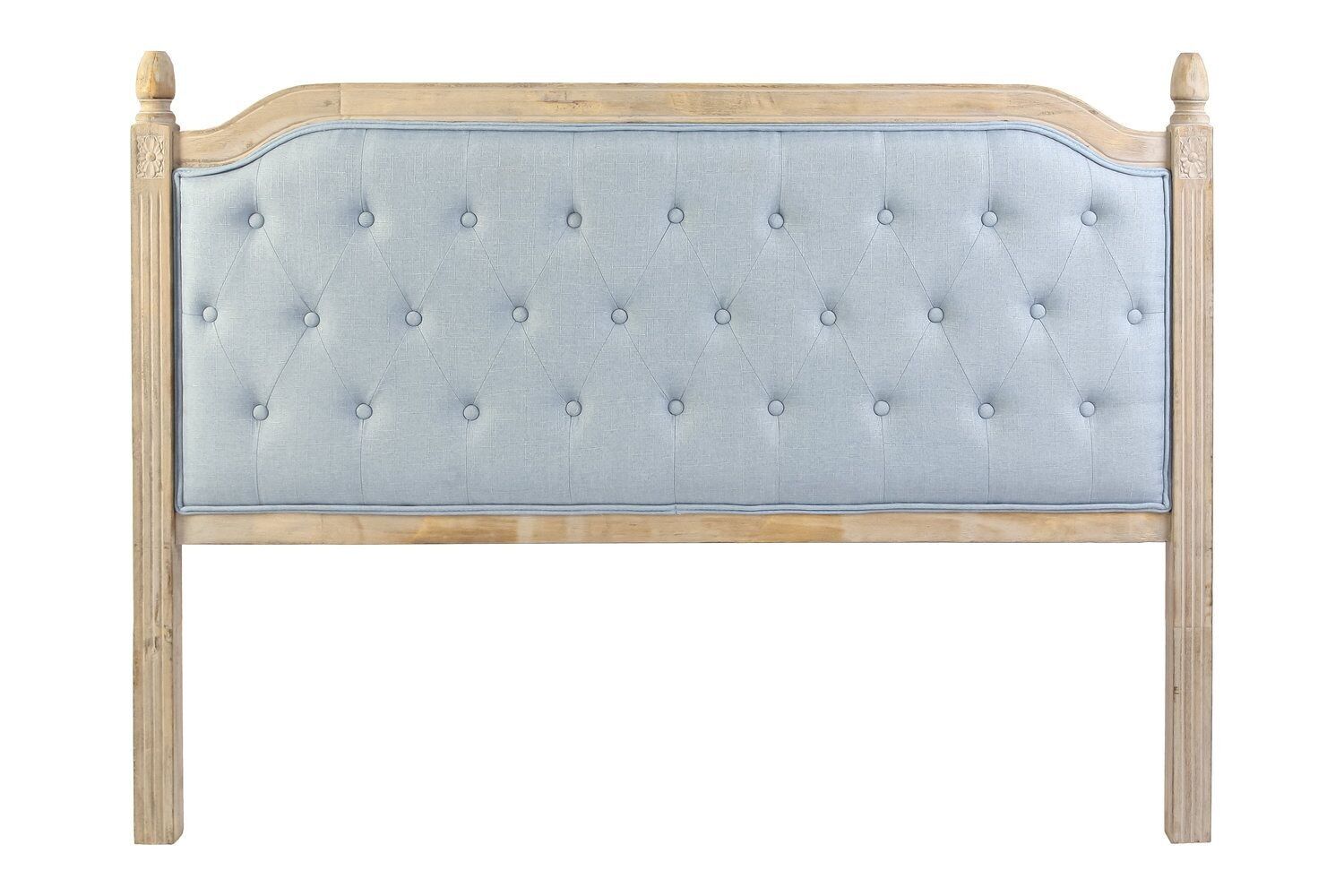 TÊTE DE LIT POLYESTER HÉVÉA 160X6X120 BLEU MB188049