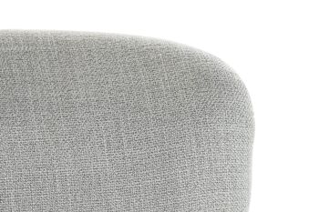 FAUTEUIL POLYESTER SAPIN 65X62X77 GRIS CLAIR MB188999 5