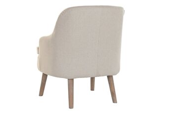 FAUTEUIL SAPIN POLYESTER 61X56X75 BEIGE MB189003 7