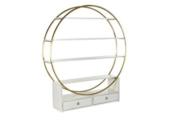 ETAGERE ALAMO METAL 160X35X180 BLANC MB189012 1