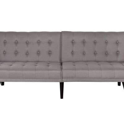 SOFA BED POLYESTER WOOD 190X75X75 GRAY MB189030