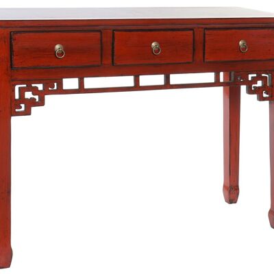 CONSOLE ELM METAL 113X38X83 RED MB189040