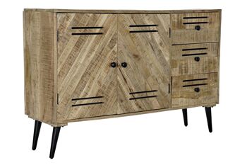 BUFFET POIGNÉE MÉTALLIQUE 140X40X93 MB189160 1