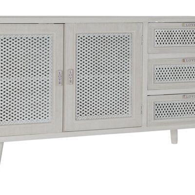 BUFFET LEGNO MDF 110X41X64 BIANCO MB189192