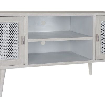 TV STAND WOOD MDF 110X41X61 WHITE MB189193