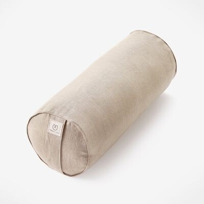 Yogamatters Hemp Buckwheat Bolster - Natural