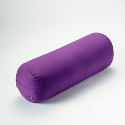 Yogamatters Organic Cotton Buckwheat Bolster - Purple