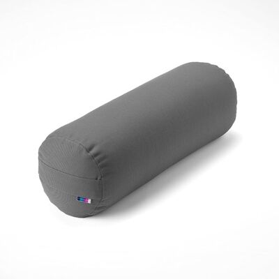 Yogamatters Organic Cotton Buckwheat Bolster - Slate Grey