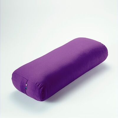 Yogamatters Organic Cotton Rectangular Bolster - Purple