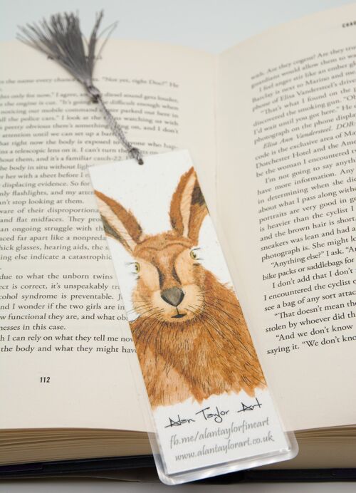 Hare Bookmark , 5cm x 16.8cm