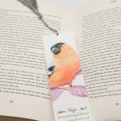 Bullfinch Bookmark , 5cm x 16.8cm