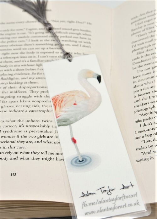 Flamingo Bookmark , 5cm x 16.8cm