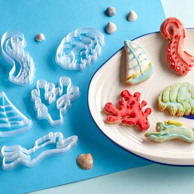 Cookie Cutters - Marine Biology - Set - PLA