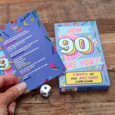 How 90's Are You? 1990s Trivia Cards