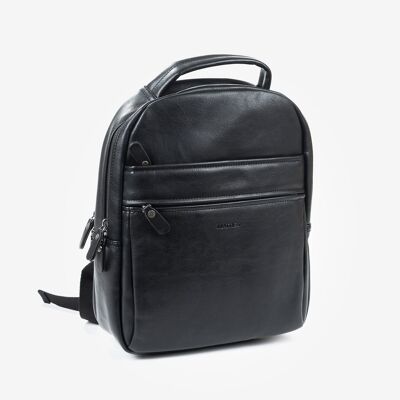 Men&#39;s backpack, black color - 29.5x37 cm