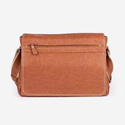 Shoulder bag, New Classic Collection, leather color - 38.5x28 cm