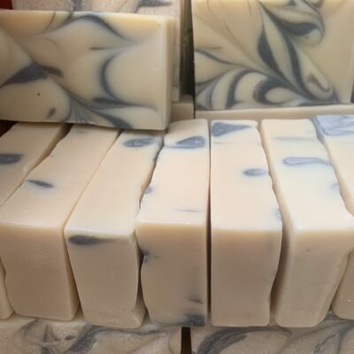 Mare's Milk Soap - Black and White - Bulk 100 g