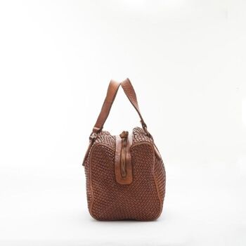 Sac Melon Tressé MIRTILLA Beige 2