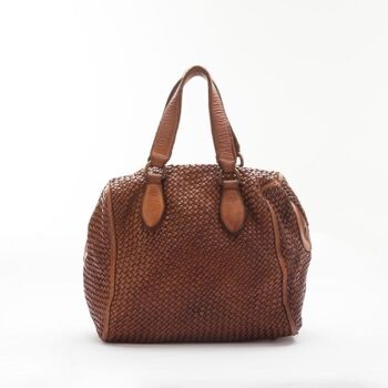 Sac Melon Tressé MIRTILLA Beige 6