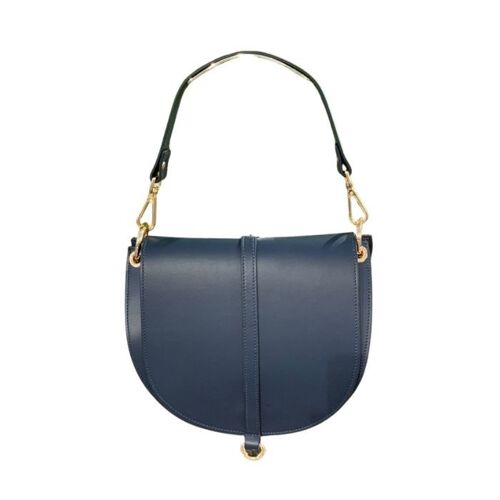 VITTORIA Medium Saddle Bag | Royal Navy