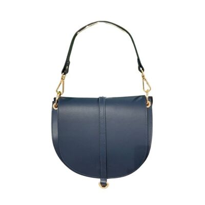 VITTORIA Medium Saddle Bag | Royal Navy