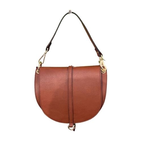 VITTORIA Medium Saddle Bag | Terracotta