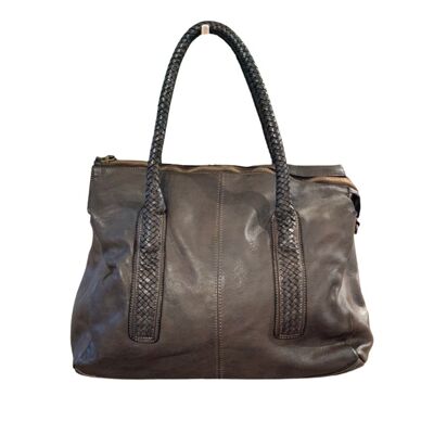 LONDRA Large Hand Bag Dark Brown