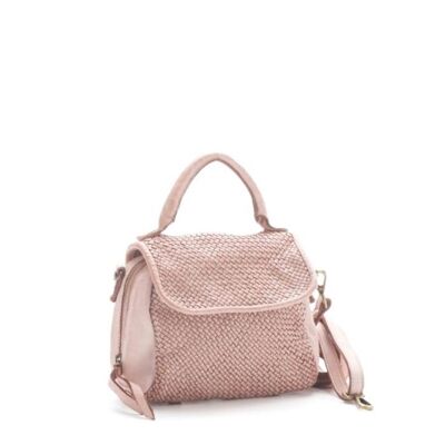 Siena Mini Bag With Narrow Weave | Blush